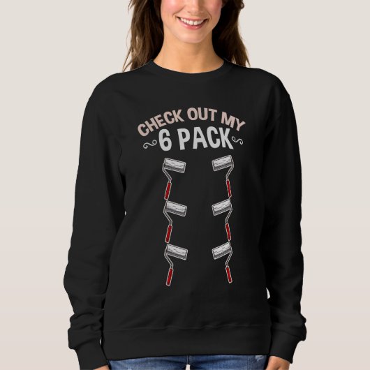 Karo aus meiner Sixpack-Farbwalze Sweatshirt (Vorderseite)
