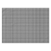 Karo aus schwarzem und weißem Hahnentrittmuster Tischdecke (Vorderseite (Horizontal))