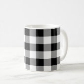Karo Black and White Buffalo Kaffeetasse (VorderseiteRechts)