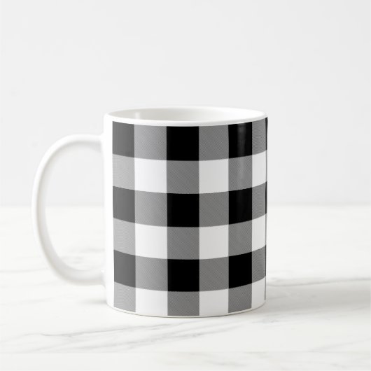 Karo Black and White Buffalo Kaffeetasse (Links)