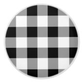 Karo Black and White Buffalo Keramikknauf (Vorderseite)