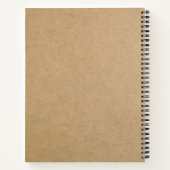 Karo Black and White Buffalo Notizblock (Rückseite)