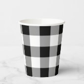 Karo Black and White Buffalo Pappbecher (Links)