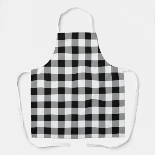 Karo Black and White Buffalo Schürze (Vorderseite)