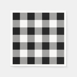 Karo Black and White Buffalo Serviette