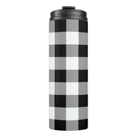 Karo Black and White Buffalo Thermosbecher (Vorderseite)