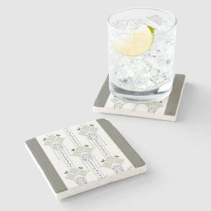 Karo-Blume Steinuntersetzer