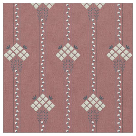 Karo-Blume Stoff (Nahaufnahme)