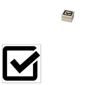 Karo Box Art Briefmarke Gummistempel (Stempel)