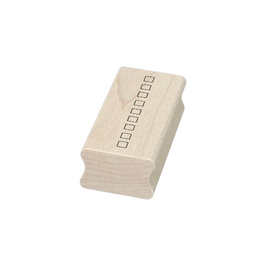 Karo Box stars Checklist journal Gummistempel (Stempel)