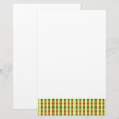 Karo Briefpapier (Vorne/Hinten)