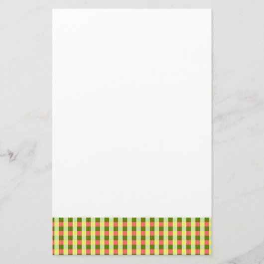 Karo Briefpapier (Vorderseite)