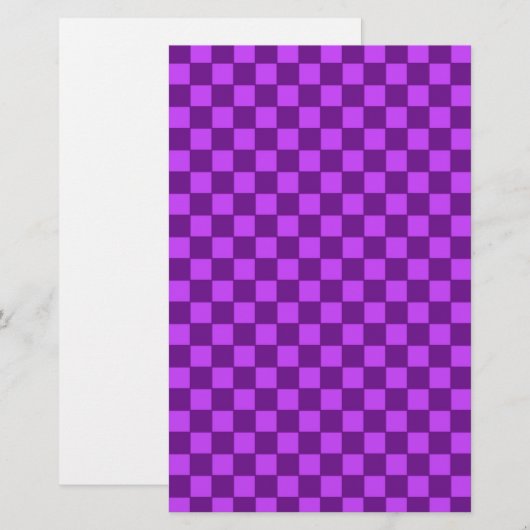 Karo Briefpapier (Vorne/Hinten)