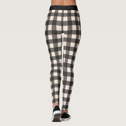 Karo Buffalo Karierte Leggings (Rückseite)