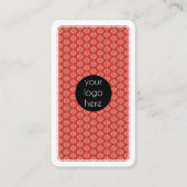 Karo-Business-Logo-Wiedergabe von Visitenkarten Visitenkarte (Vorderseite)