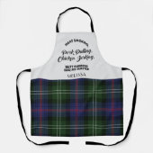 Karo Clan Sutherland Karomuster Küchen- Schürze (Vorderseite)