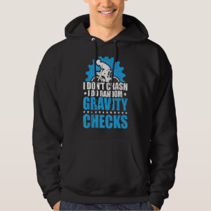 Karo Cykologe Bike ich Dont Crash I Do Random Hoodie