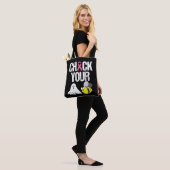 Karo Dein Bienenvolk Funny Breast Cancer Halloween Tasche (Am Model)