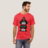 Karo deinen Elf, bevor du dein Elf Weihnachten ver T-Shirt (Vorne ganz)
