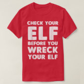 Karo deinen Elf, bevor du deinen T - Shirt verwüst (Design vorne)