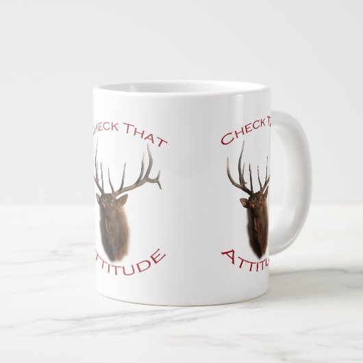 Karo der Haltung Jumbo-Tasse (Vorderseite Rechts)