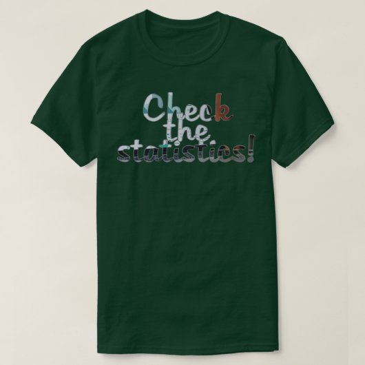 Karo der Statistiken T-Shirt (Design vorne)