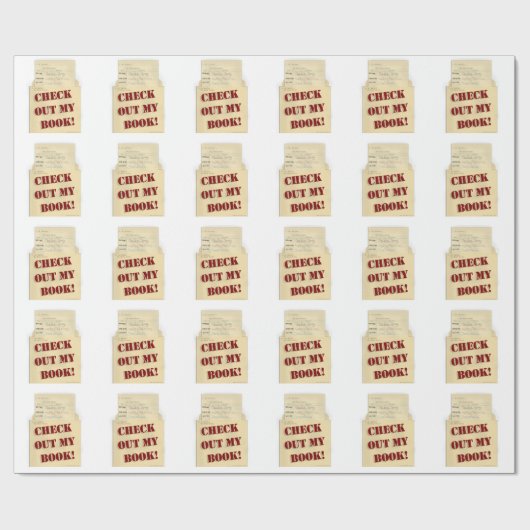 Karo des Logos für Autoren meines Buches Geschenkpapier (Flach)