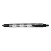 Karo des Schwarz-weißen Hahnentrittmusters Kugelschreiber (Rückseite)