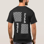 Karo Design T Shirt (Rückseite)