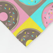 Karo die Donuts! Fleecedecke (Ecke)