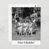 Karo die Ukuleles aus! - 1920 Postkarte (Vorne/Hinten)