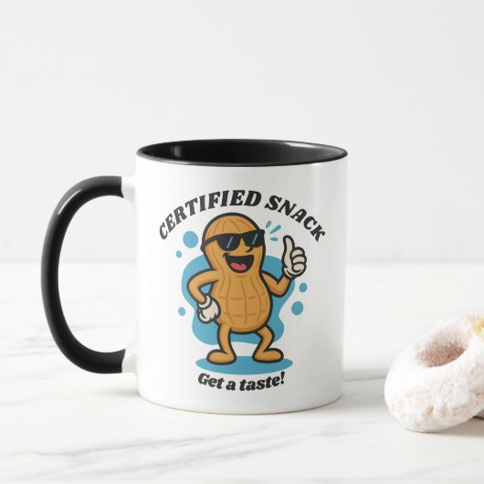 Karo diese Nuss aus: zertifizierter Snack Tasse (Mit Donut)