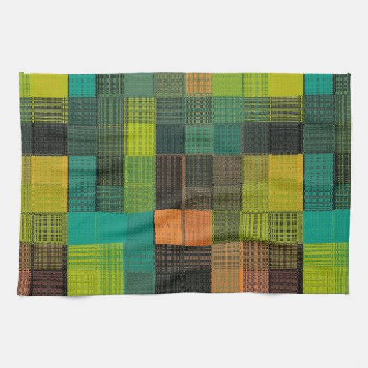 Karo Dieser moderne Stil Geschirrtuch (Horizontal)