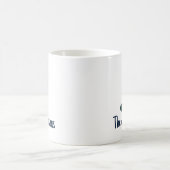 Karo-Druck Kleinbuchstabe j Initiale und Name Kaffeetasse (Mittel)