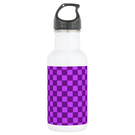 Karo Edelstahlflasche (Vorderseite)