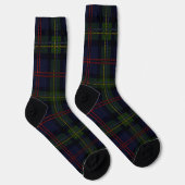 Karo Elegant Rustikal Klassisch Tartan Socken (Rechts)