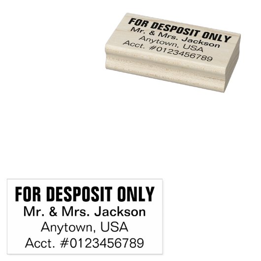 Karo-Endorsement Gummistempel (Stempel)