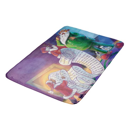 Karo es zweimal malen badematte (Schrägansicht)