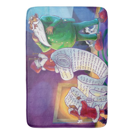 Karo es zweimal malen badematte (Vorderseite Vertikal)