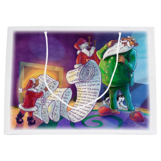 Karo es zweimal malen große geschenktüte (Vorderseite)