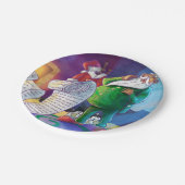 Karo es zweimal malen pappteller (Schrägansicht)