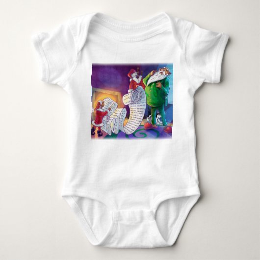 Karo es zweimal Santa Baby Strampler (Vorderseite)