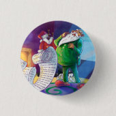 Karo es zweimal Santa Button (Vorderseite)