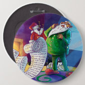 Karo es zweimal Santa Button (Vorne & Hinten)
