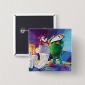 Karo es zweimal Santa Button (Vorne & Hinten)