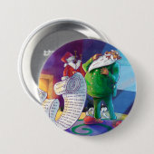 Karo es zweimal Santa Button (Vorne & Hinten)