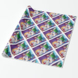 Karo es zweimal Santa Geschenkpapier<br><div class="desc">Weihnachten kommt, warst du unartig oder nett? Karo es Twice zeigt unsere lustige Kunstwerke, die von Traci Van Wagoner von einem Elf gemalt wurden, der die lange, lange Liste der Namen für den Weihnachtsmann bis zum Karo hält. Der Weihnachtsmann sieht in seiner grünen langen Unterwäsche nicht so glücklich darüber aus....</div>