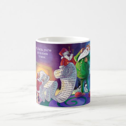 Karo es zweimal Santa Kaffeetasse (Mittel)