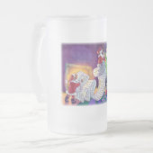 Karo es zweimal Santa Mattglas Bierglas (Vorderseite Links)