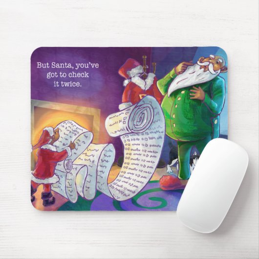 Karo es zweimal Santa Mousepad (Mit Mouse)